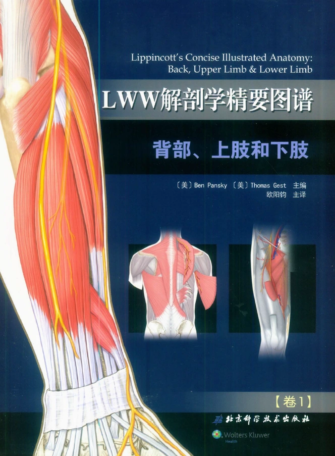 图片[1]-《LWW解剖学精要图谱 背部上肢和下肢》(美) 本·潘斯基 (Ben Pansky),(美) 托马斯 PDF电子书下载 代找医学PDF电子书